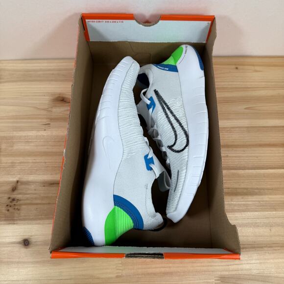 Nike Free RN Flyknit Next Nature White Men 8 Womens 9.5 Running Shoes FB1276-104 - Picture 9 of 11